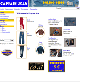 Tablet Screenshot of captainjean.com